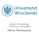 Uniwersytet Wrocławski Zakład Klimatologii i Ochrony Atmosfery Instytutu Geografii i Rozwoju Regionalnego 